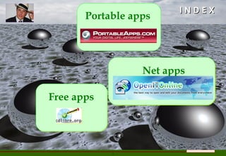 I N D E X Free apps Portable apps Net apps 