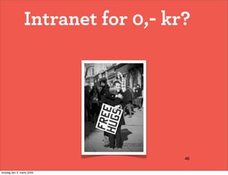 Hey, hvorfor fungerer mit intranet ikke?