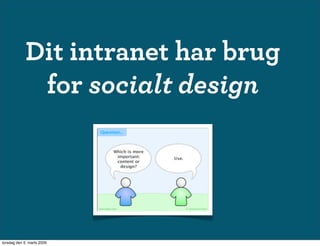 Hey, hvorfor fungerer mit intranet ikke?