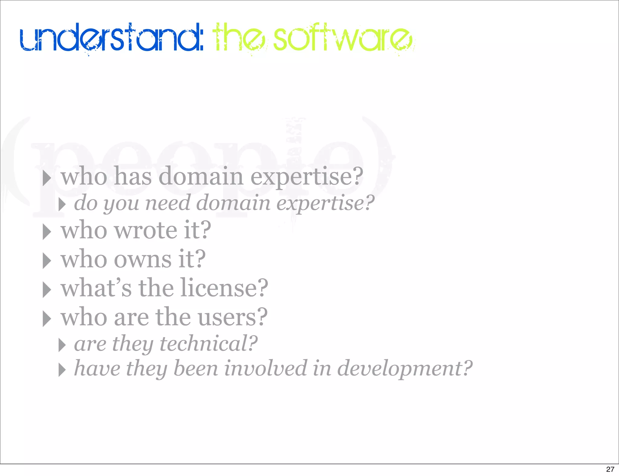 Legacy Code: Learning To Live With It