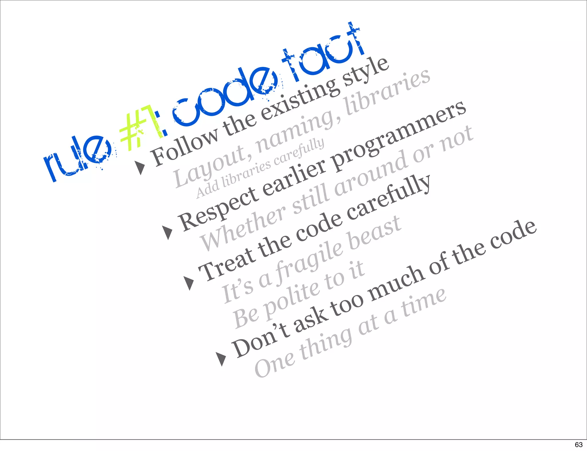 Legacy Code: Learning To Live With It