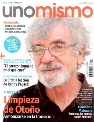 Cómo perdonar, 2009, Revista Uno Mismo
