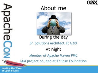 Eclipse IAM, Maven Integration For Eclipse