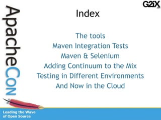 Enterprise Build And Test In The Cloud
