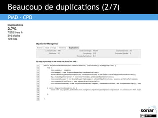 Beaucoup de duplications (2/7)
PMD - CPD

 
