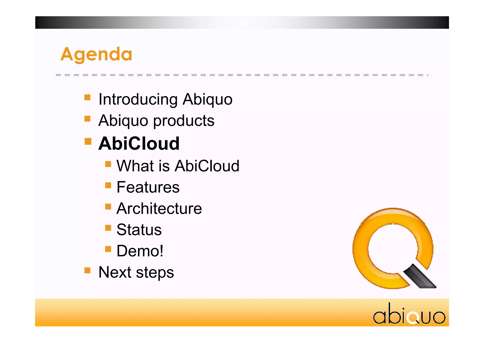 AbiCloud Webinar 1.0