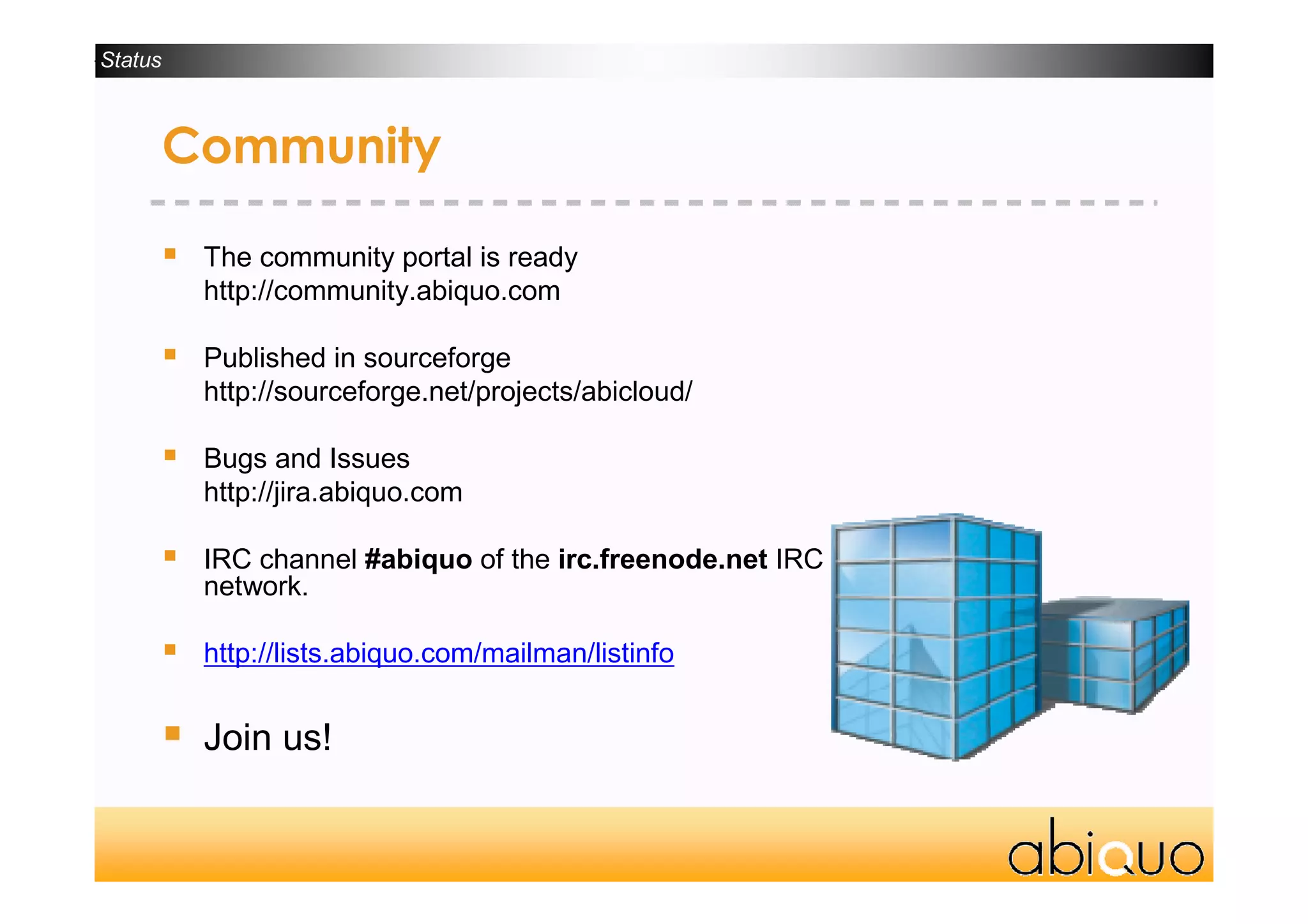 AbiCloud Webinar 1.0