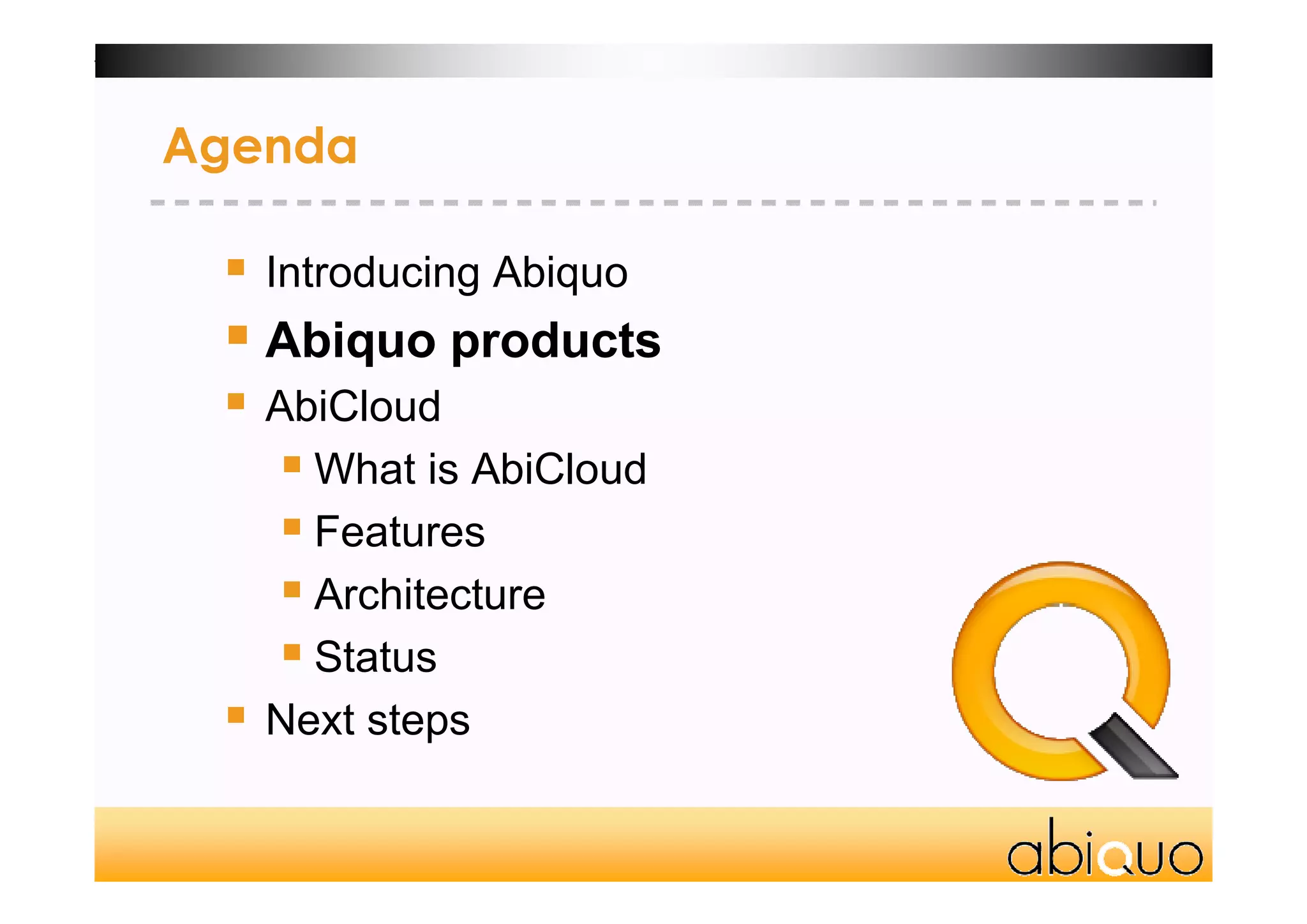 AbiCloud Webinar 1.0