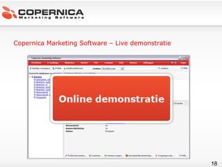 Copernica Marketing Software – Live demonstratie 