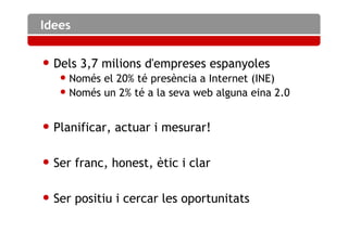 Web 2.0. Alcanzando la madurez de la empresa