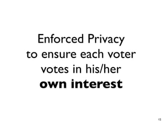 Voting Security Overview