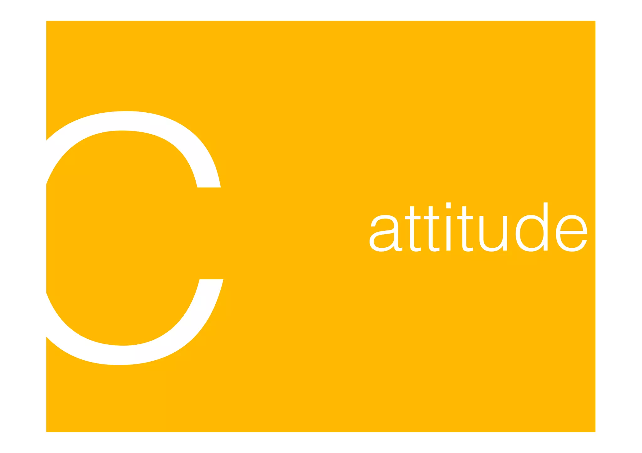C   attitude
 