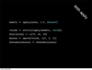 Plyr, one data analytic strategy