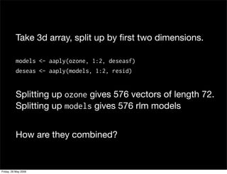 Plyr, one data analytic strategy