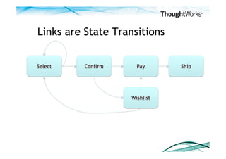 Links are State Transitions
 