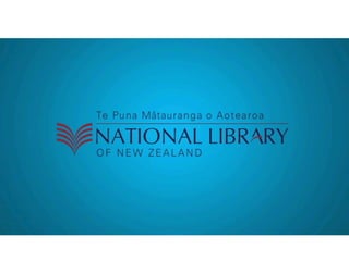 National Library of New Zealand Graphics