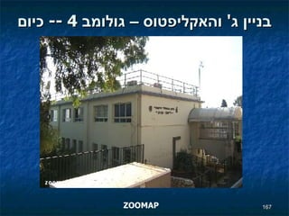 בניין ג '  והאקליפטוס – גולומב  4 --  כיום ZOOMAP 