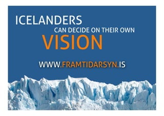 Ministry Of Ideas overview for IDEO of grassroot projects in Iceland, June 2009