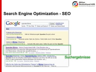 Search Engine Optimization - SEO




                             Suchergebnisse
 