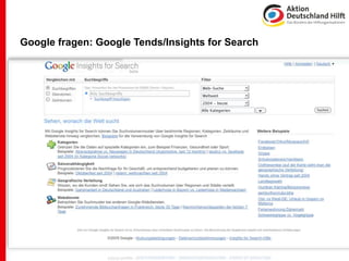 Google fragen: Google Tends/Insights for Search
 