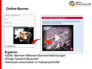 Online-Banner




Ergebnis:
2008: Mehrere Millionen Bannereinblendungen
Einige Tausend Besucher
Adressen anschreibar im Katastrophenfall
 