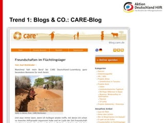Trend 1: Blogs & CO.: CARE-Blog
 