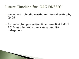 Registrars are encouraged to test in OTE