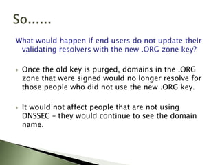 Root ServersUser’s PCResolver.org authoritative NSdomain.org authoritative NS RecursiveDNS ServerLocal CacheLocal cacheConfidential – Copyright 2008 Afilias Limited