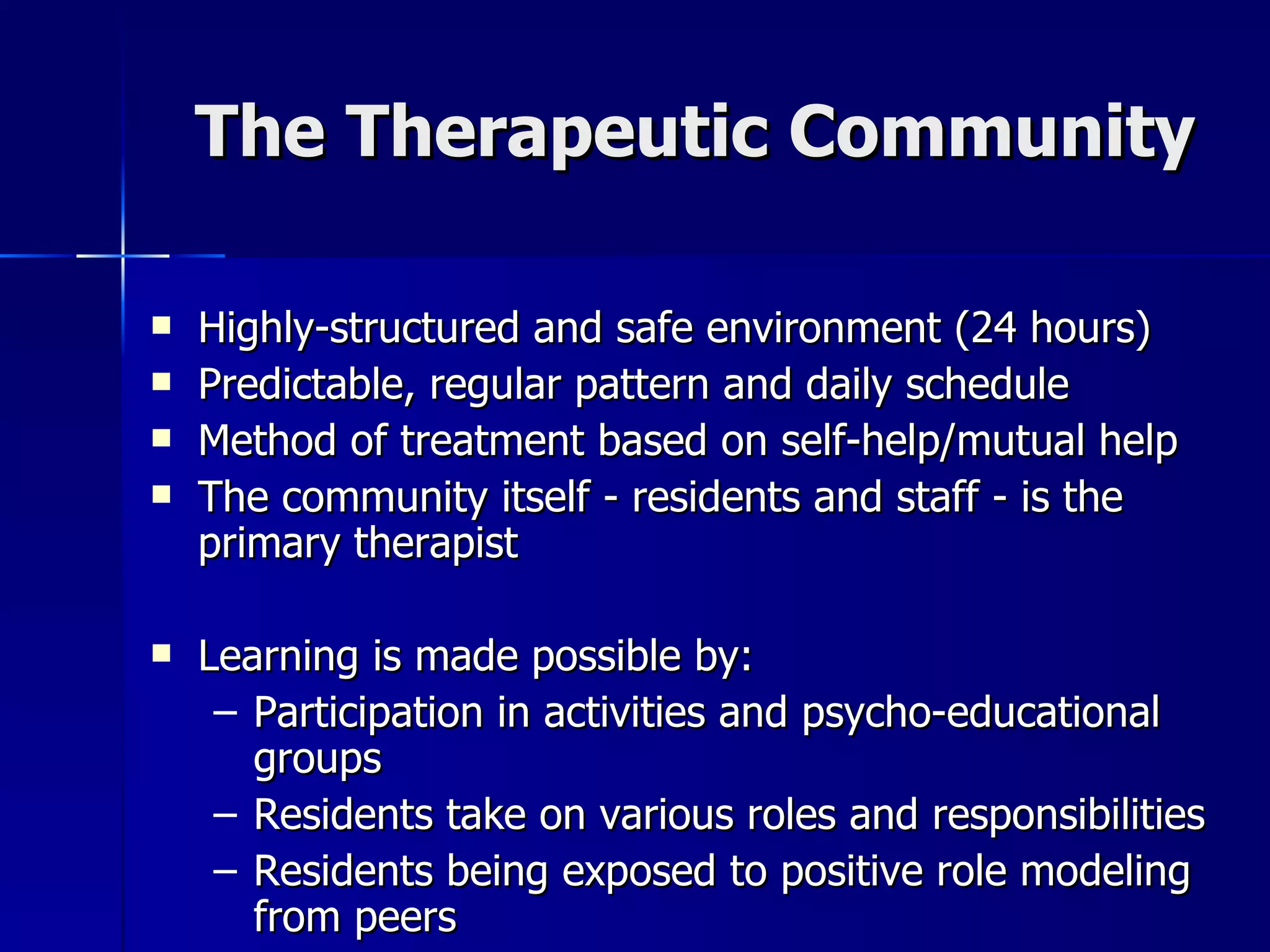 Drug Addiction Rehabilitation for Mentally Ill Chemical Abusers (MICA ...