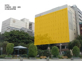 我們從
外牆隔熱、遮陽、通風
來改善這個問題




             17
 