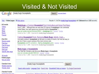 Visited & Not Visited 