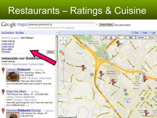 Restaurants – Ratings & Cuisine  