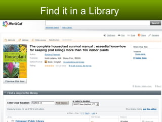 Find it in a Library  