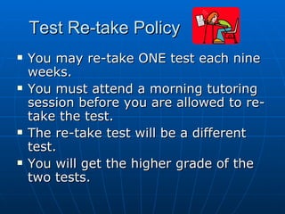 Re Test 2009 10 Classroom Routine And Procedures | PPT
