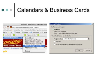 Calendars & Business Cards 