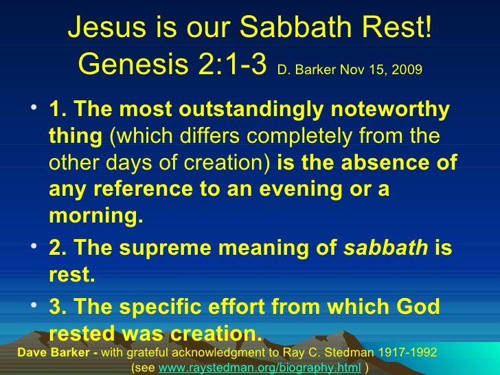 Got Questions 7 Jesus is Our Sabbath
