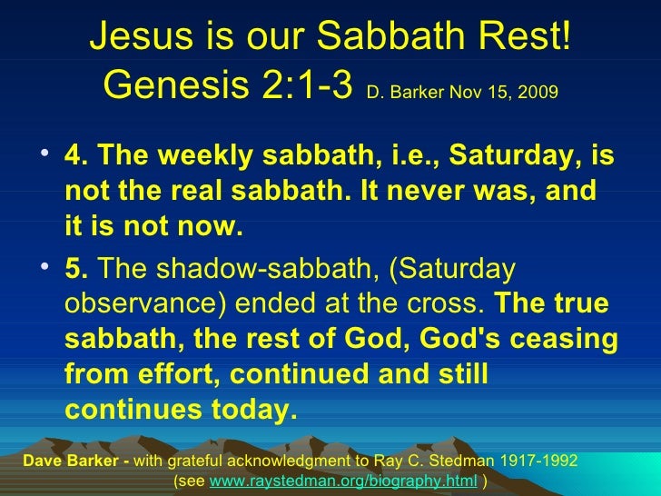 Got Questions 7 Jesus is Our Sabbath