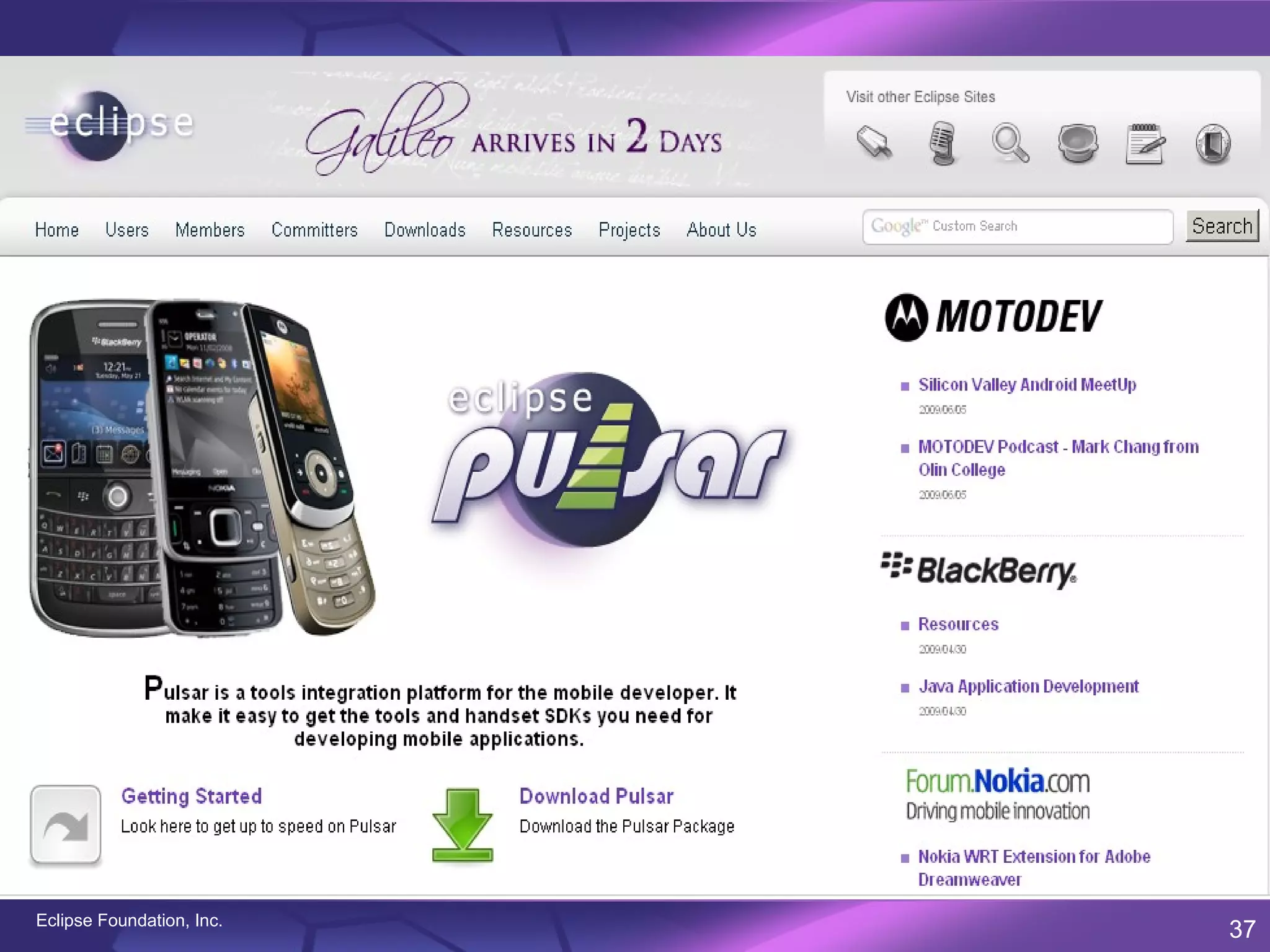 Eclipse Foundation, Inc.
                           37
 