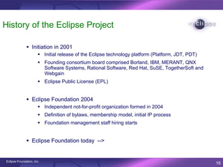 2009 - Eclipse foundation presentation | PDF