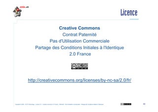 Licence
Creative Commons
Contrat Paternité
Pas d'Utilisation Commerciale
Partage des Conditions Initiales à l'Identique
2.0 France

http://creativecommons.org/licenses/by-nc-sa/2.0/fr/

Copyright © 2009 – OCTO Technology – Licence CC – Creative Commons 2.0 France – Paternité – Pas d'Utilisation Commerciale – Partage des Conditions Initiales à l'Identique

44

 