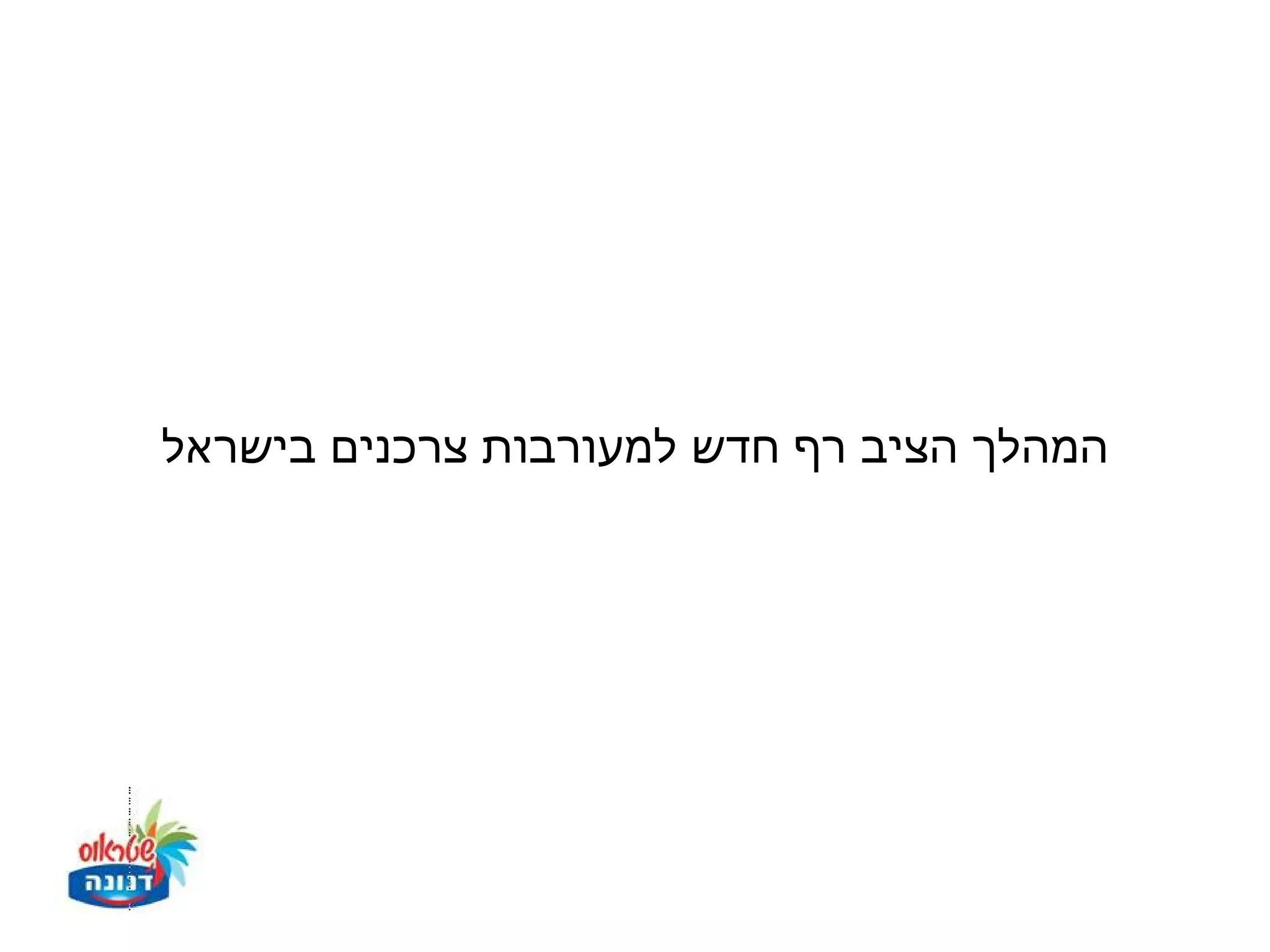 ‫המהלך הציב רף חדש למעורבות צרכנים בישראל‬
 