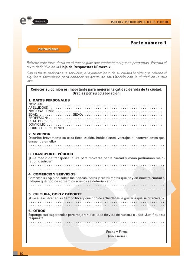 Dele B1 Comprension De Lectura