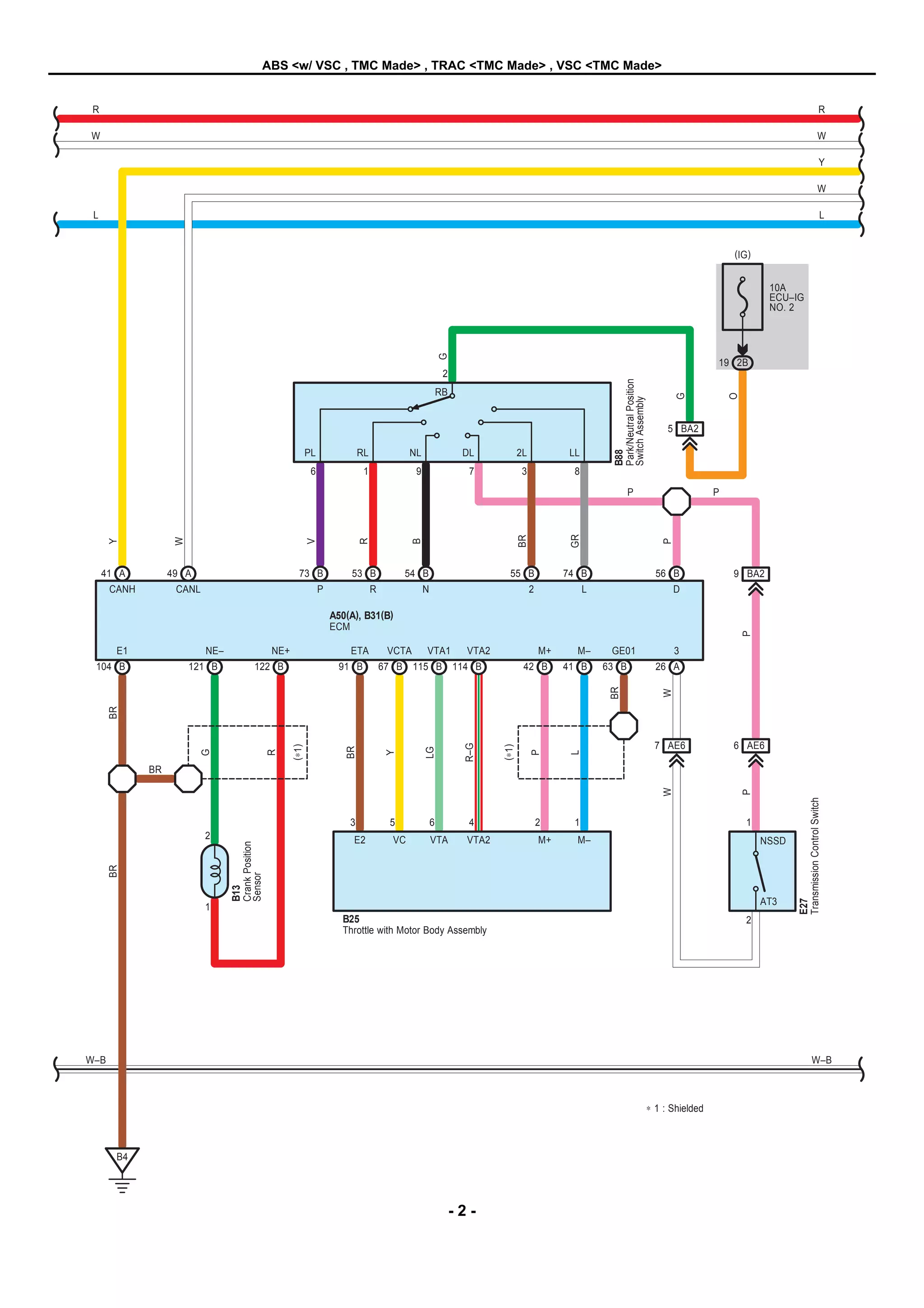 2009 2010 toyota corolla electrical wiring diagrams PDF