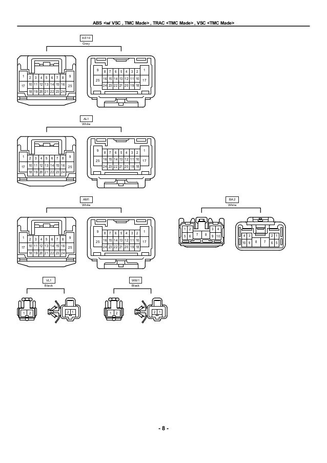 2009 2010 toyota corolla electrical wiring diagrams