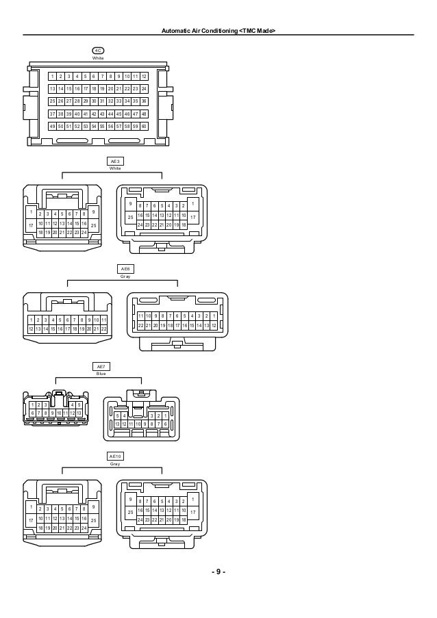 2009 2010 toyota corolla electrical wiring diagrams