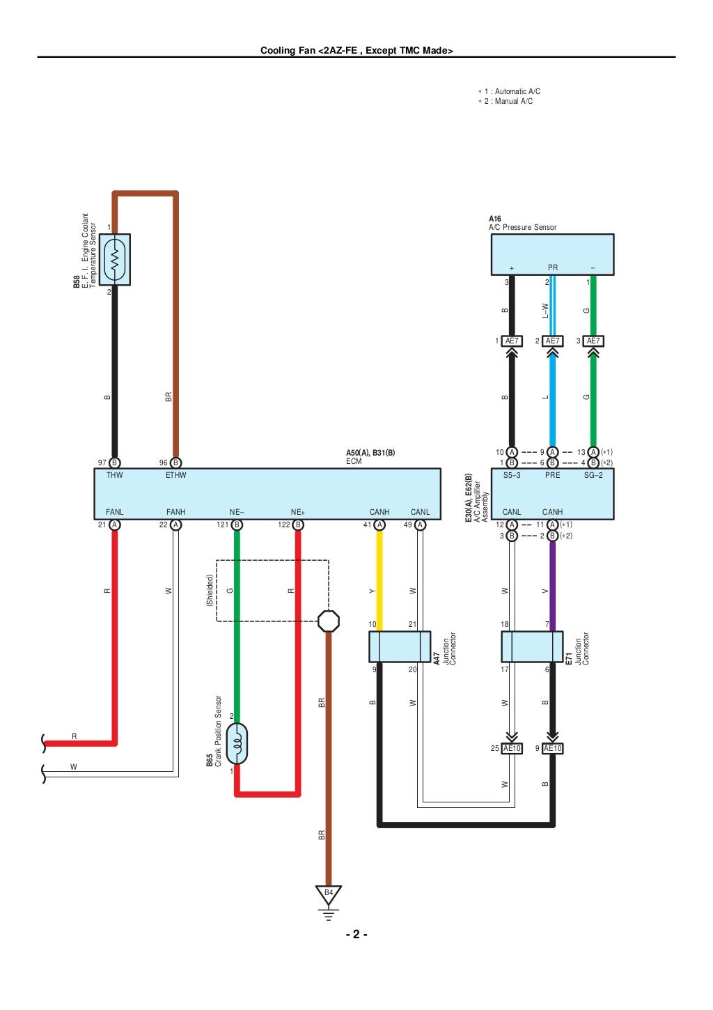 2009 2010 toyota corolla electrical wiring diagrams