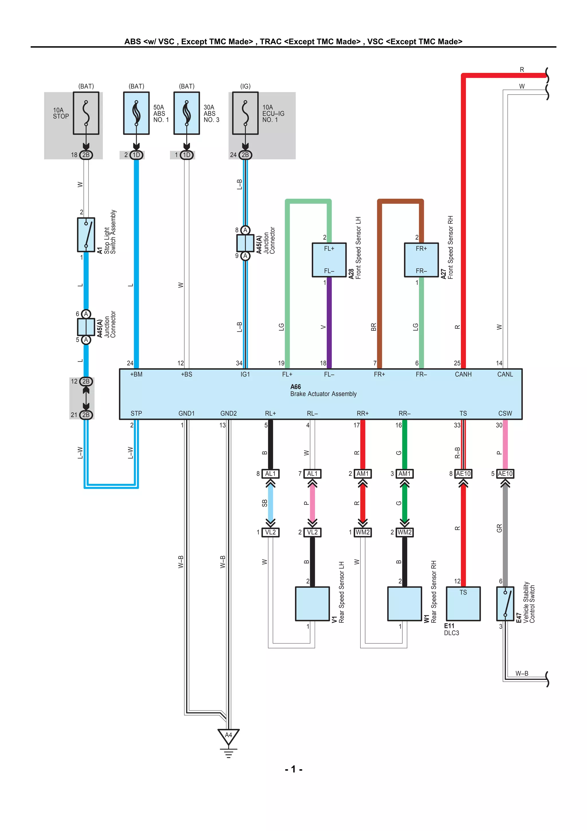 2009 2010 toyota corolla electrical wiring diagrams PDF