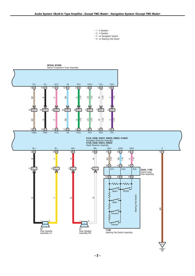 2009 2010 toyota corolla electrical wiring diagrams
