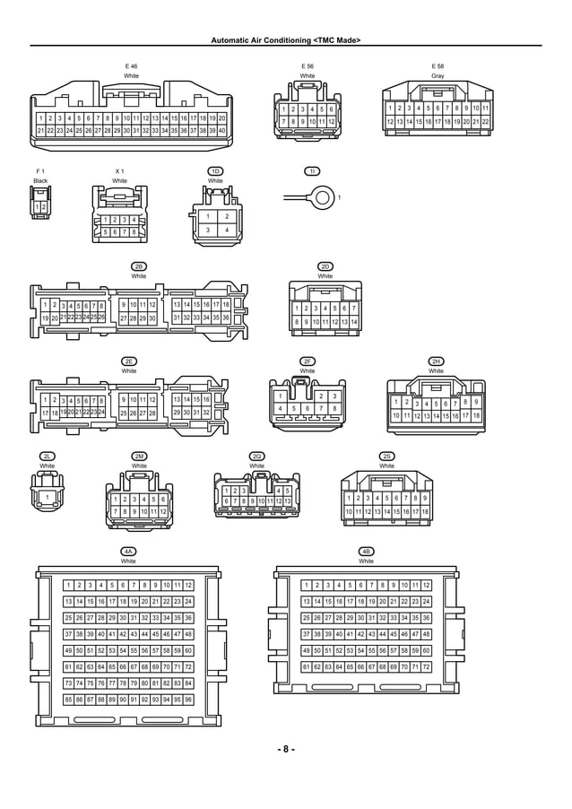 2009 2010 toyota corolla electrical wiring diagrams