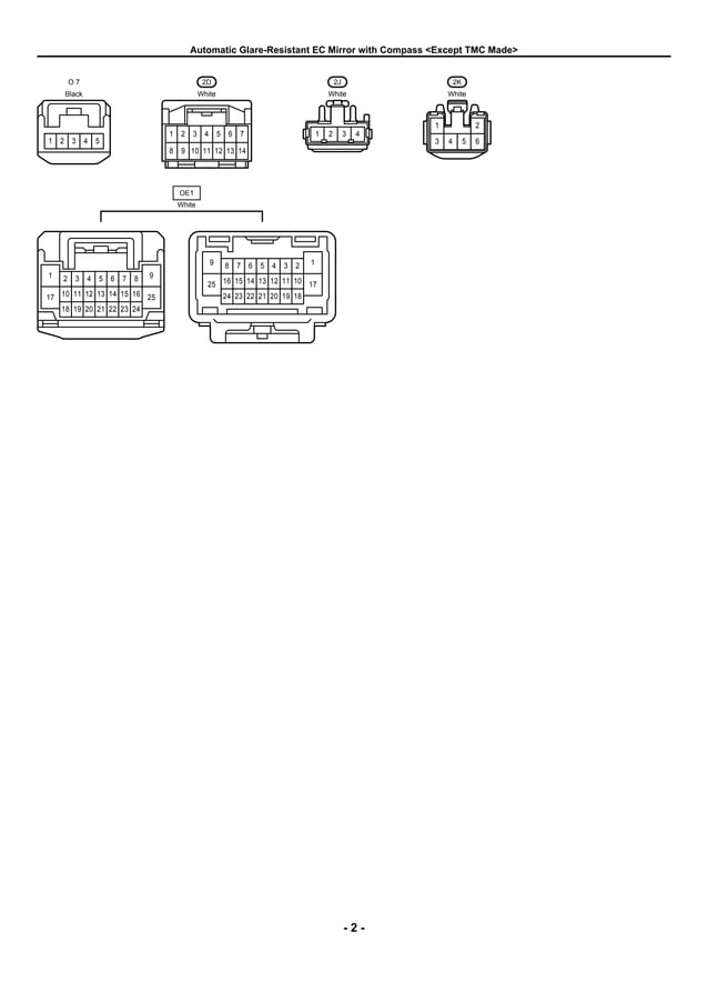 2009 2010 toyota corolla electrical wiring diagrams